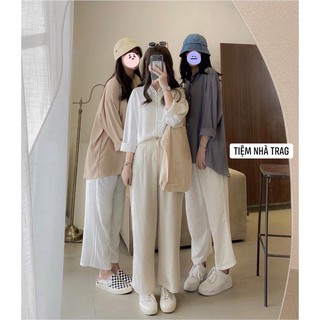 [GIẢ HUỶ DIỆT] Quần Ống Rộng Đũi - Quần Sớ Đũi ( có video ảnh thật)