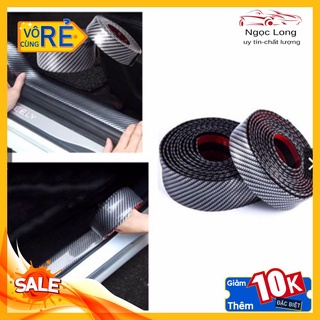 Nẹp chống xước Ô TÔ ,XE HƠI bước chân cửa xe👉HÀNG CAO CẤP👉 mạ sợ cacbon cao cấp Phủ KEo 3M kết dính siêu chắc
