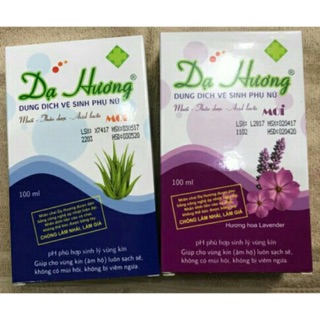DUNG DỊCH VỆ SINH PHỤ NỮ DẠ HƯƠNG 100 ML - CÓ VÒI 120ML