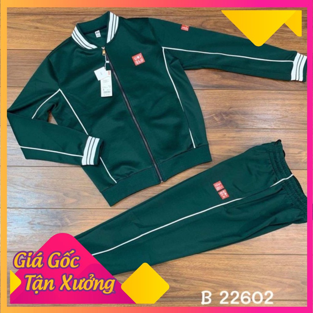 𝙎𝙞𝙚̂𝙪 𝙎𝙖𝙡𝙚 HÀNG LOẠI 1💥Bộ nỉ nam Uni bo gấu có khoá kéo, chất vải sịn không xù lông (2 màu)