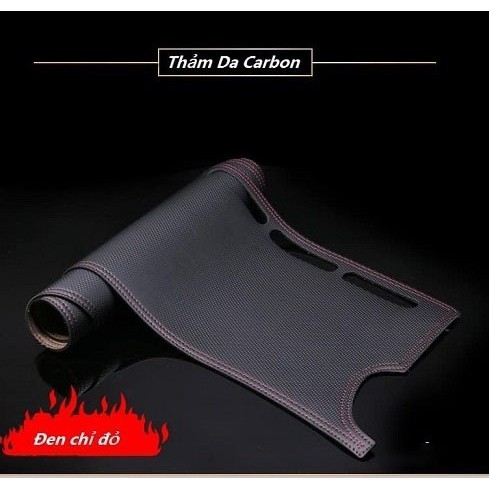 Thảm taplo da carbon/ Cacbon xe Honda City 2014- 2020, 2021