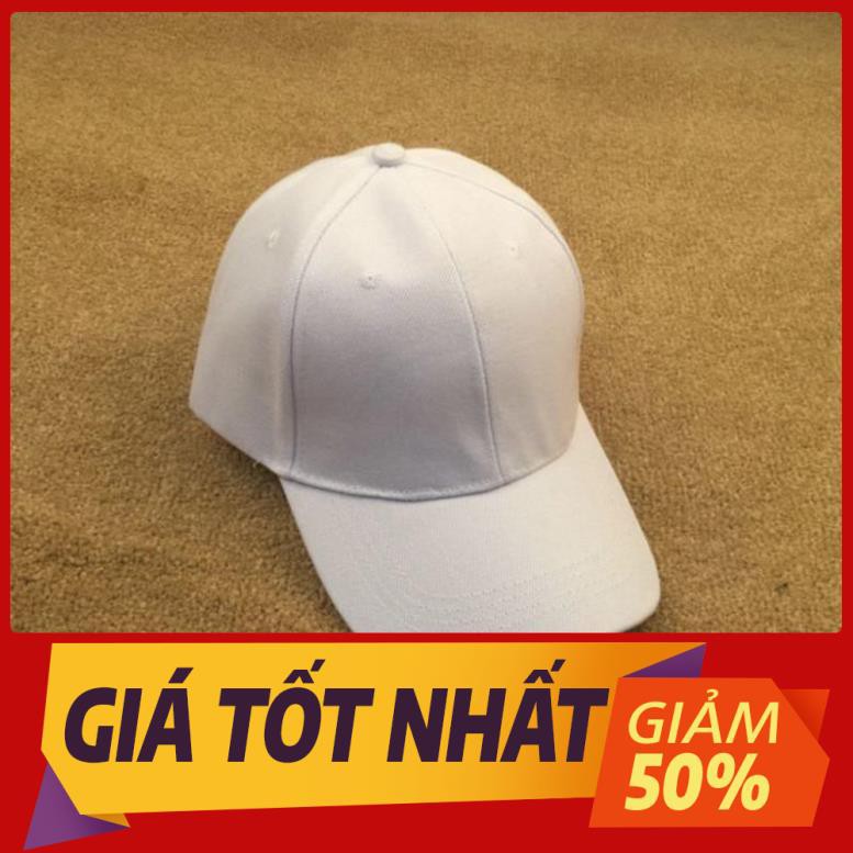 Nón lưỡi trai nón kết trơn màu vàng nam nữ thời trang unisex NKT01