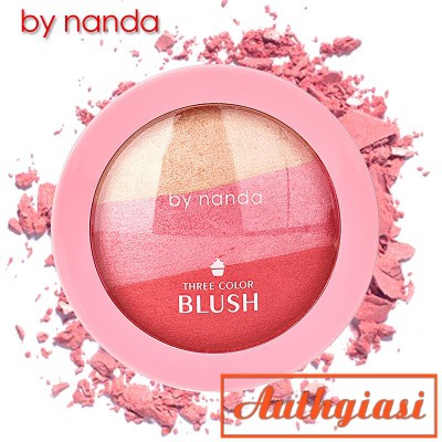 Phấn má khoáng nhũ bắt sáng 3 màu By nanda Three Color | BigBuy360 - bigbuy360.vn