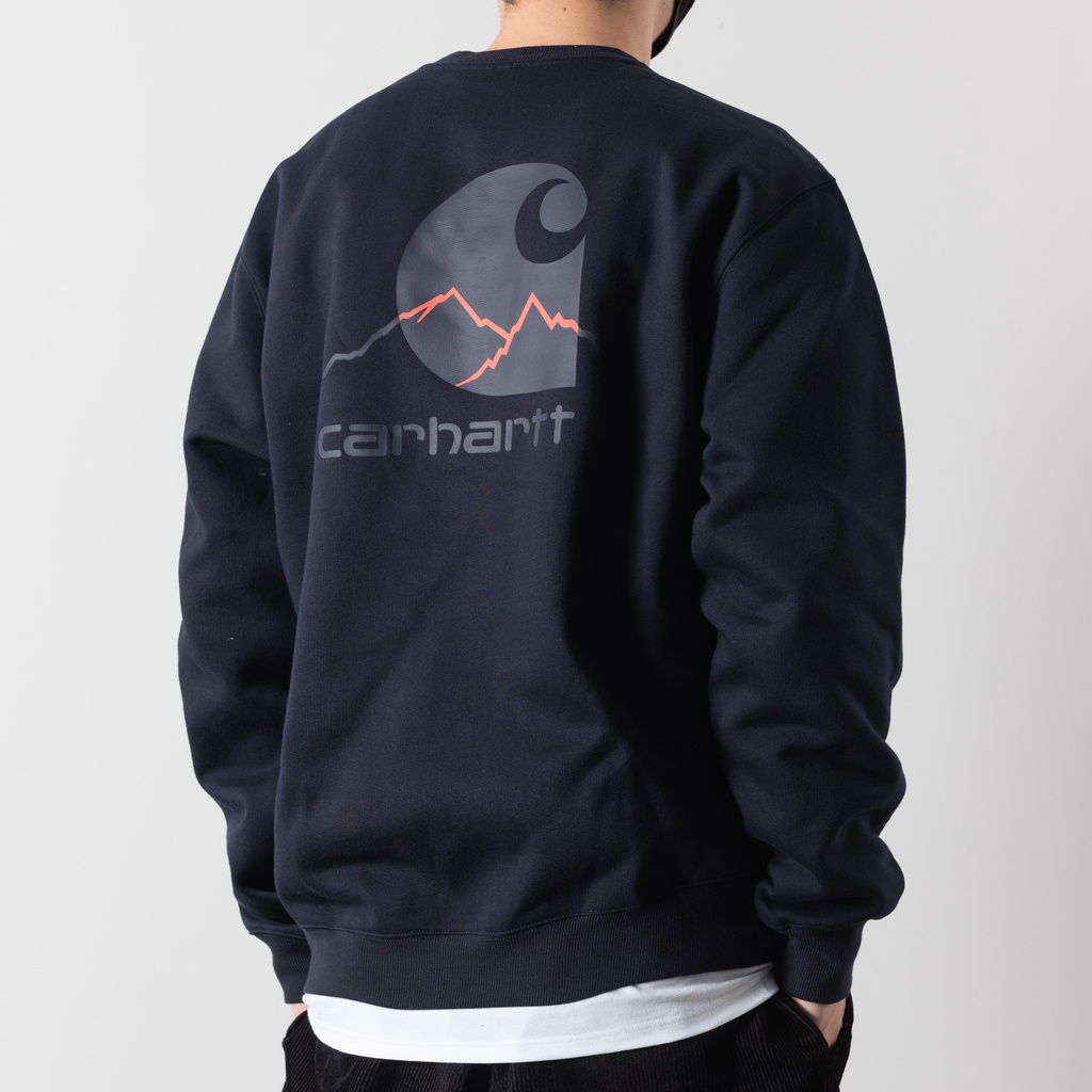 CARHARTT Áo sweater pullover Cổ Tròn Thoải Mái Thời Trang Unisex