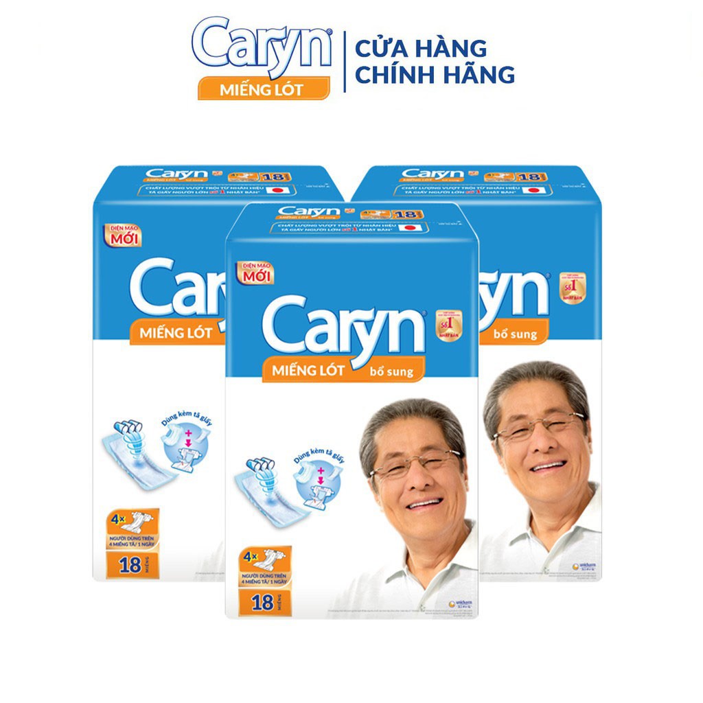 Miếng lót người già caryn bổ sung 18 miếng, miếng lót bổ sung cho người lớn - ảnh sản phẩm 1