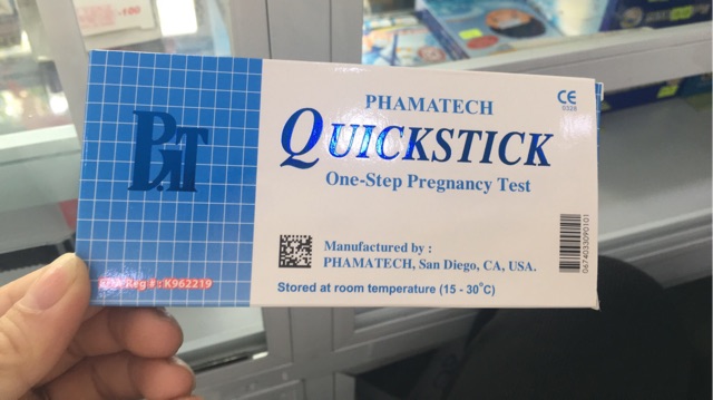 Que test Quickstick ( hàng công ty )