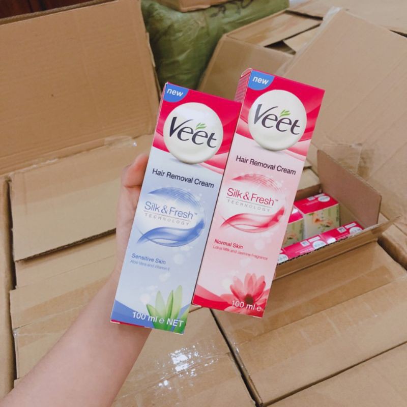 Kem tẩy Lông Veet 100ml (giao mẫu ngãu nhiên)