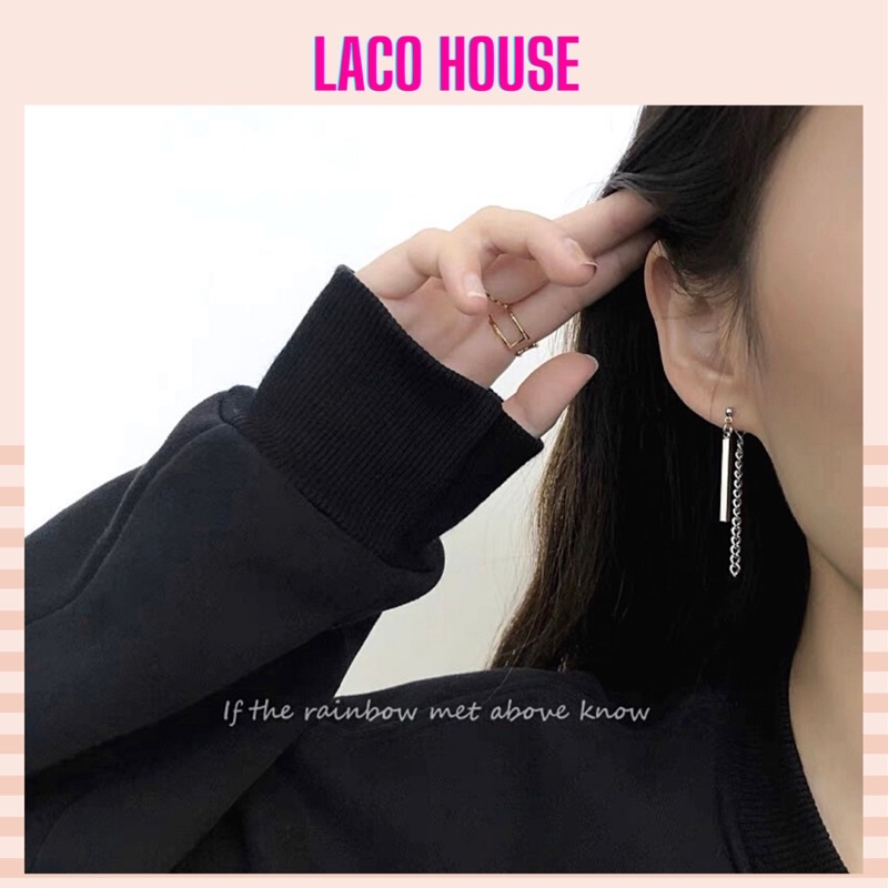 Khuyên tai/Bông tai nữ dáng dài lacohouse J103