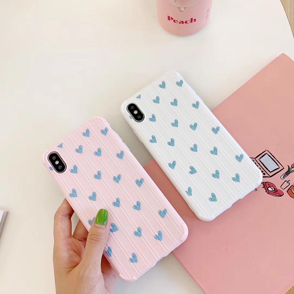 🌸VIDEO THẬT🌸 Ốp Lưng iPhone Vali Sọc Nổi Dẻo Trái Tim iPhone 6/6s/6plus/6splus/7plus/8plus/x/xs/xs max/11/11 pro max