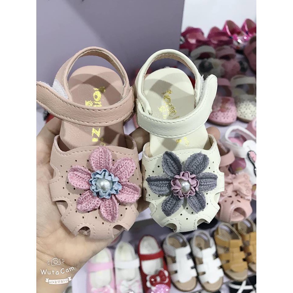 (A602)SANDAL TẬP ĐI CHO BÉ ĐẾ CAO SU CAO CẤP