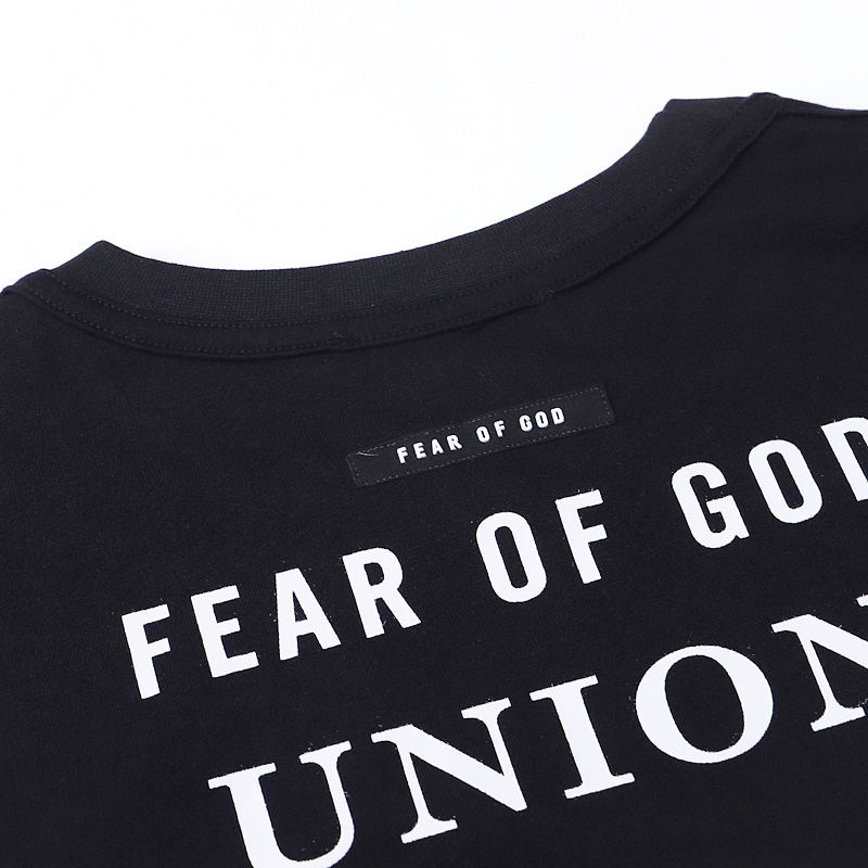 FEAR OF GOD FOG Nine-Party Joint GF Charity Commemorative Short Sleeve Rich FG Trend Loose T-Shirt