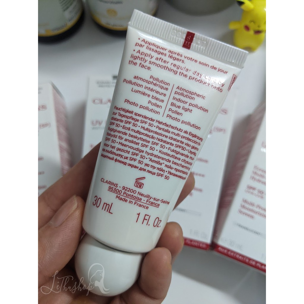 [Mẫu mới 2021_nội địa Pháp 30ml] Kem chống nắng CLARINS UV PLUS  [5P]_SPF 50 PA+++