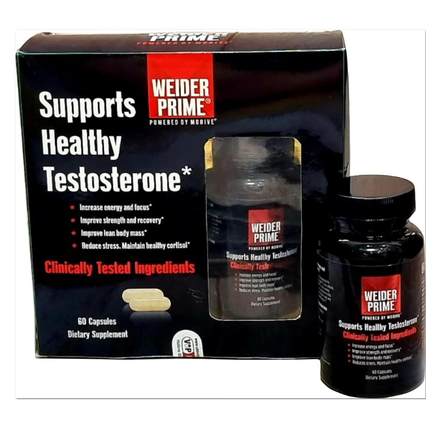 Weider Prime® Supports Healthy Testosterone - Nâng cao sức khỏe sinh lý giam giới