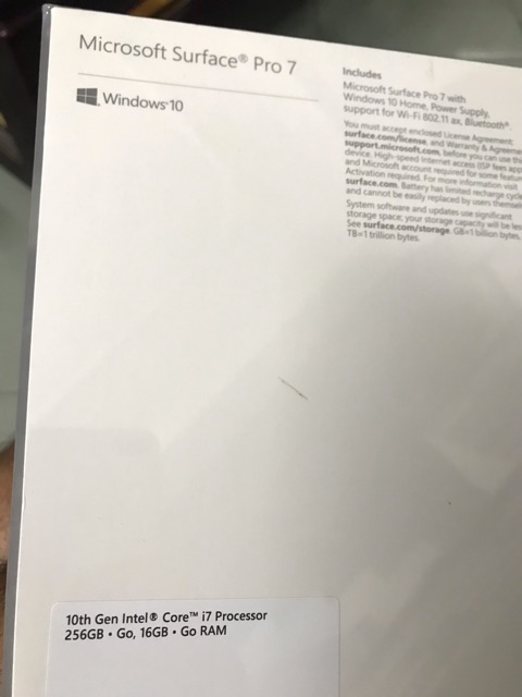 Surface Pro7 i7/16gb/256gb Gray New Seal | BigBuy360 - bigbuy360.vn