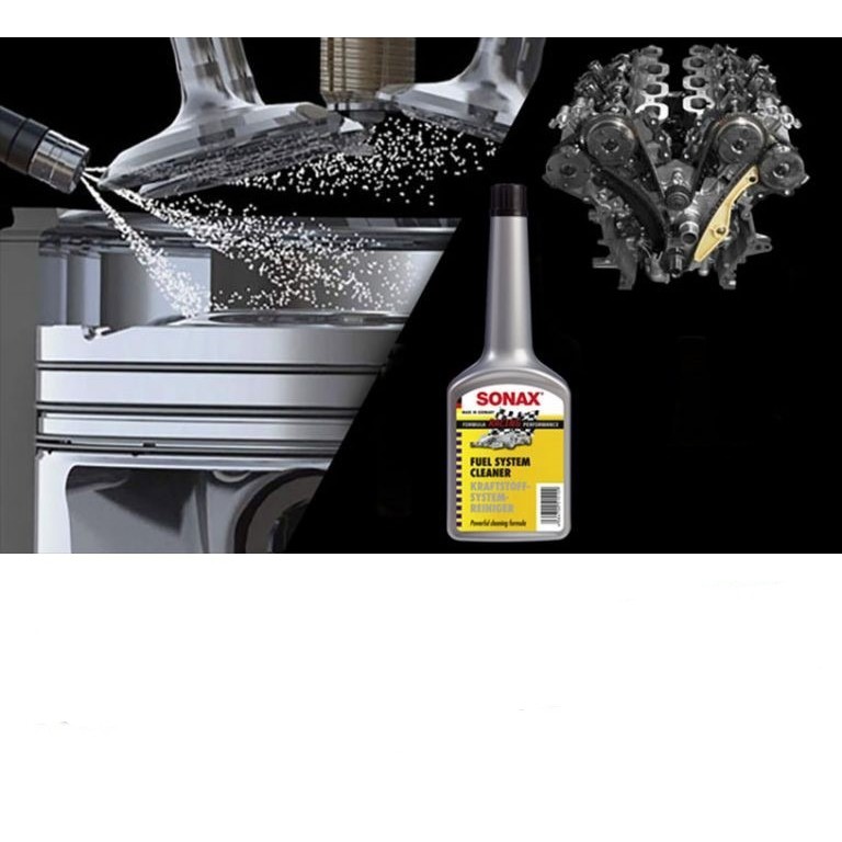 Phụ gia làm sạch hệ thống xăng Sonax-Súc béc xăng SONAX Fuel System Cleaner 515100 250ML-Otocare247