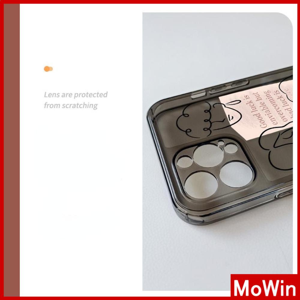 Ốp Điện Thoại Silicon Trong Suốt Viền Vuông Chống Sốc Bảo Vệ Camera Cho iPhone 13 Pro Max 12 Pro Max 11 7 Plus