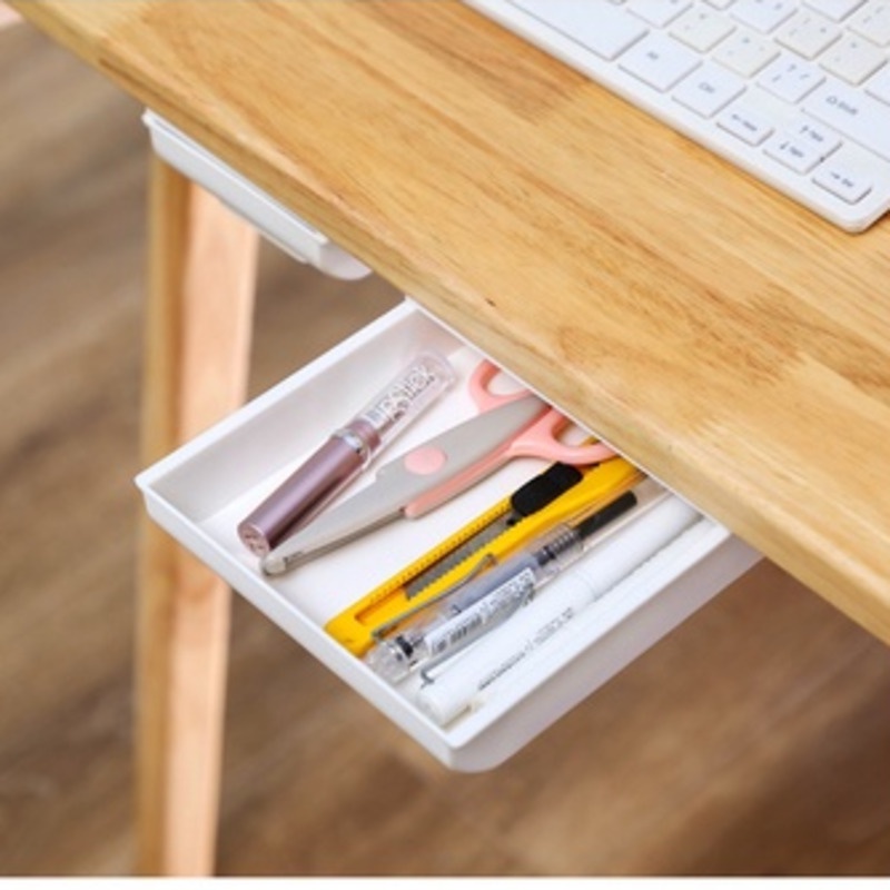 Hộp Đựng Bút / Cọ Trang Điểm Để Bàn Không Cần Khoan Lỗ Có Móc Treo Tiện Dụng Cho Văn Phòng / Gia Đình