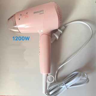 Máy sấy tóc du lịch Philips BHC010/00 1200W, Màu Hồng