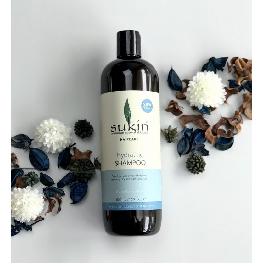 Dầu gội Sukin Hydrating Shampoo – 500ml | Dưỡng cấp ẩm cho tóc