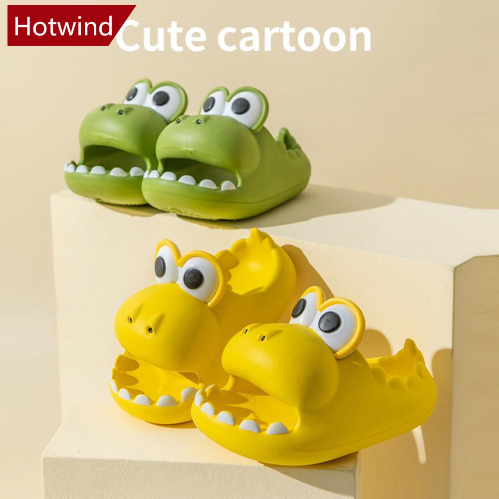 Dép EVA Mềm Chống Trượt In Hình Khủng Long Thời Trang Cho Nữ E3J5