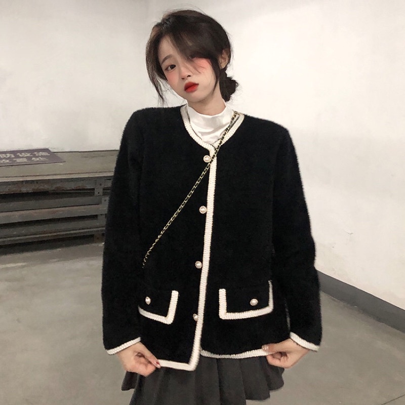 Áo Khoác len tay dài,trẻ trung, chất Len dày dặn, kiểu dáng Hàn Quốc - Hàng QC | BigBuy360 - bigbuy360.vn