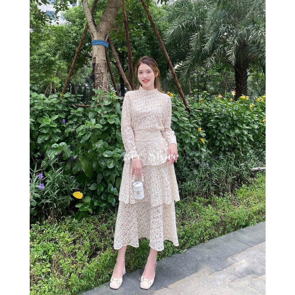 Váy ren siêu sang chảnh