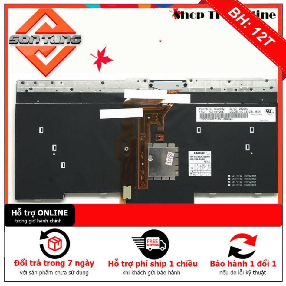 [BH12TH] ⚡ Bàn phím lenovo IBM Thinkpad T430 T530 X230 T410 T420 T510 T520 W510 W520 X220