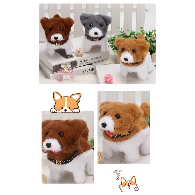 Thú nhồi bông, Chó con biết đi biết sủa cực vui nhộn cho trẻ em