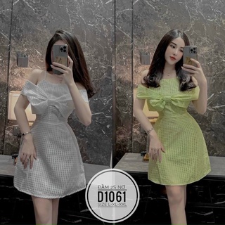 Bigsize đầm 2s nơ ngực d1061