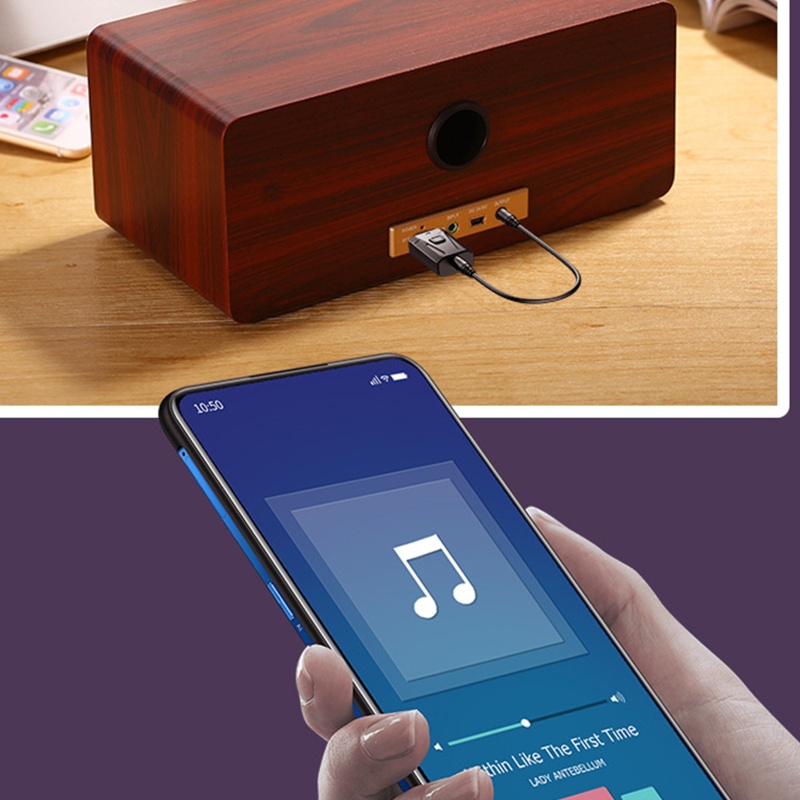 Usb Bluetooth 5.0 Truyền Nhận Tín Hiệu AUX 2 Trong 1 Có Dây Chuẩn 3.5mm Dài 10m