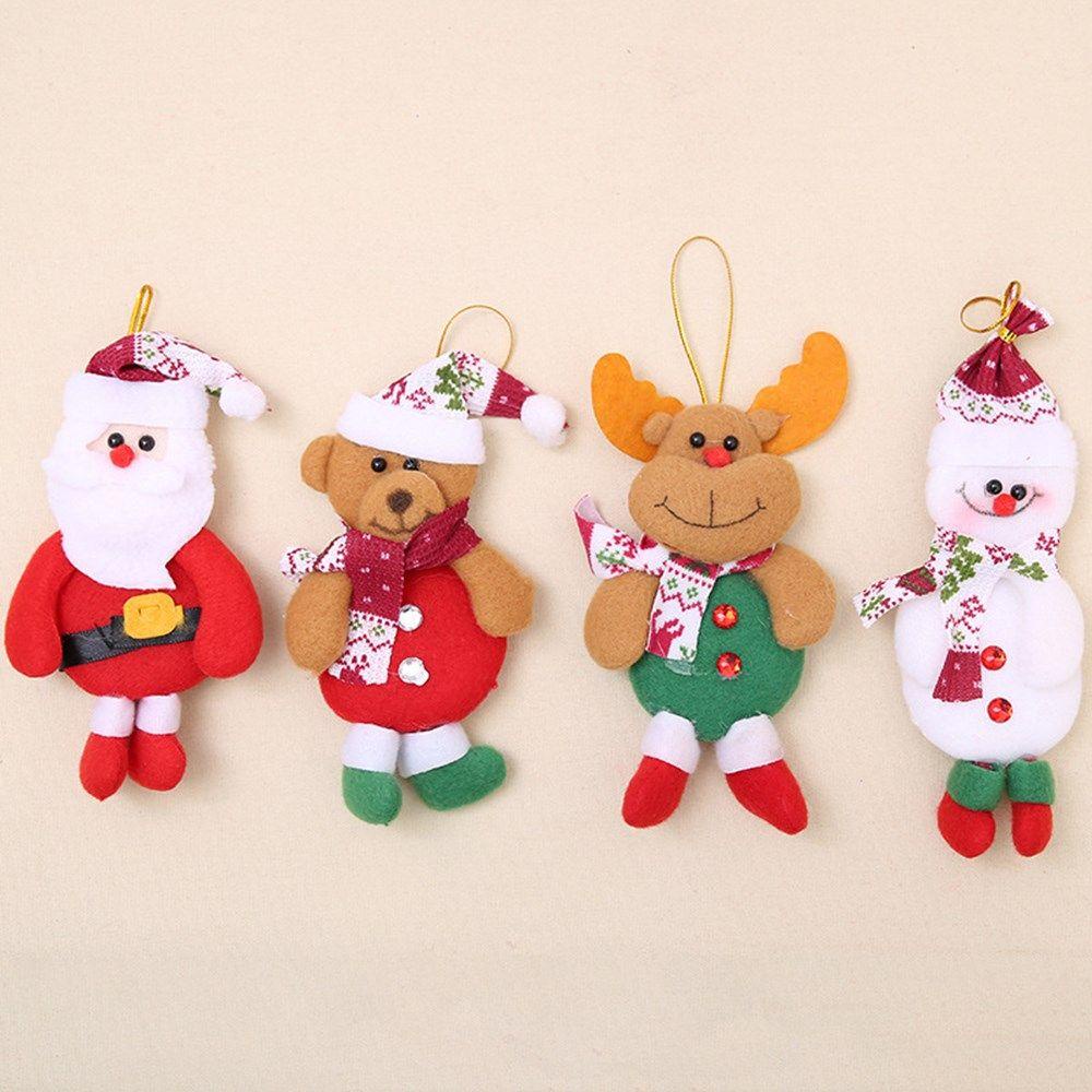 PINEVN Phụ Kiện Treo Trang Trí Cây Thông Giáng Sinh Hình Ông Già Noel
