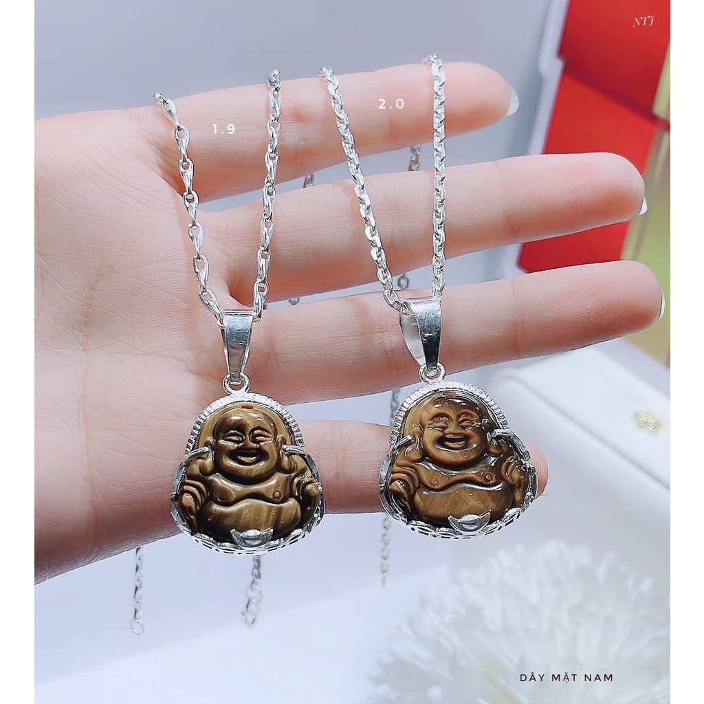 Mặt di lặc mắt hổ vàng nâu bạc ta trẻ em( không dây)