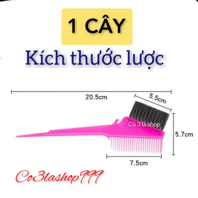 (1 cây) Lược nhuộm tóc 2 đầu tiện lợi cho nhuộm tóc tại nhà, salon tóc