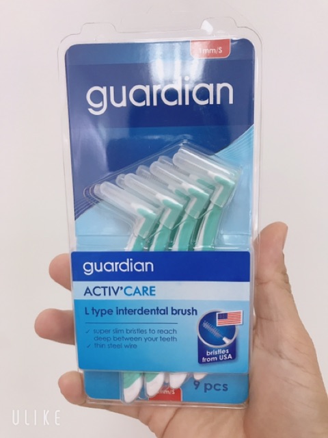 Bàn chải kẽ răng dáng chữ L