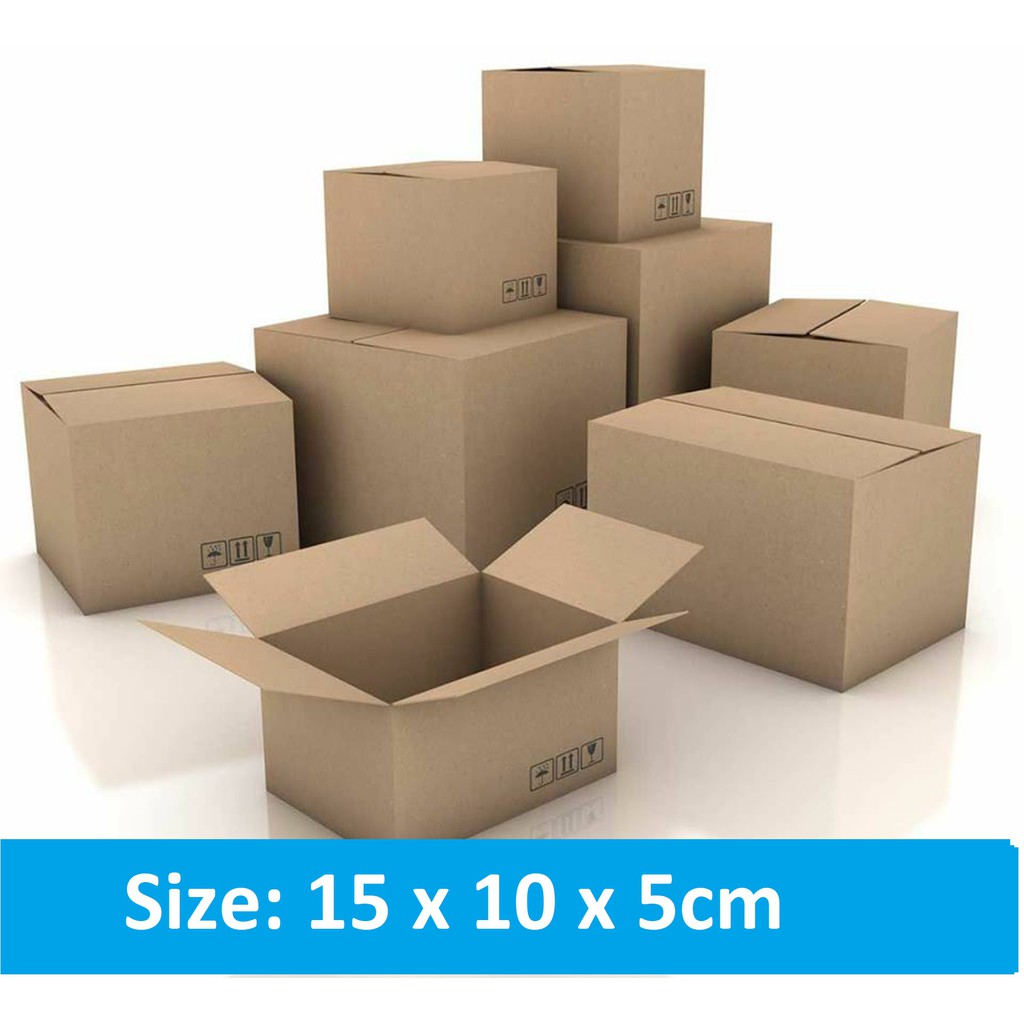Thùng hộp carton size 15x10x5cm Combo 50 cái