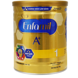Sữa Bột Enfamil A+ 1 360° Brain DHA + Với MFGM Pro 400g date 5/2019