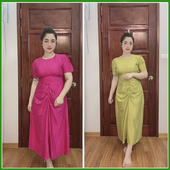 Bigsize 55-94kg Đầm Kín Vai Bigsize Váy Bigsize Sang Trọng Đẹp Dự Tiệc Công Sở Trẻ Trung Đi Biển