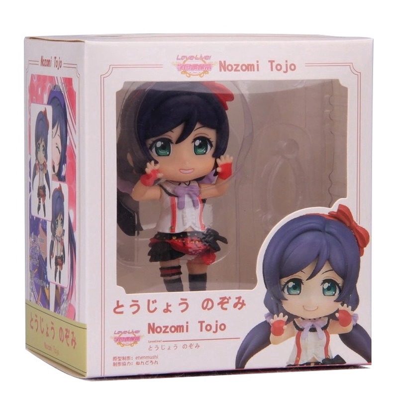 Anime Love Live Tojo Nozomi Q Version Doll PVC Action Figures Collectible Model Toy