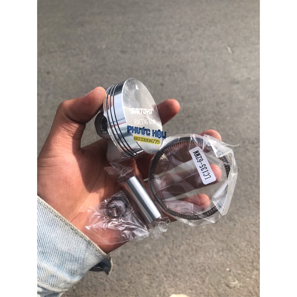 PISTON SIMITOYO 62MM CHO EXCITER ĐẦU SIÊU CAO BẰNG VỀ CHO ANH EM TỰ GIA CÔNG THEO CẤU HÌNH -HAURACING