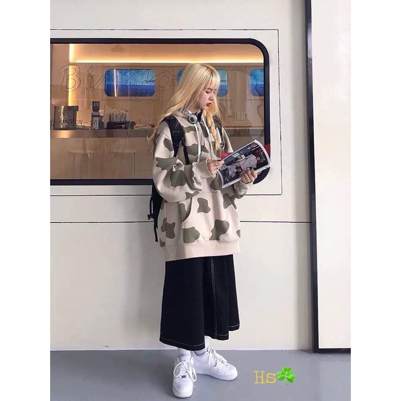 Áo hoodie bò sữa HSU1 | BigBuy360 - bigbuy360.vn