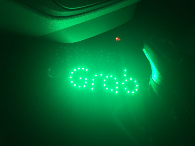 Bảng led Grab xe taxi