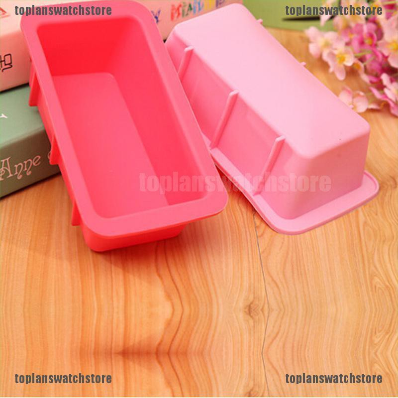 Khuôn Silicone Làm Bánh Mì Chống Dính Hình Chữ Nhật Tiện Dụng