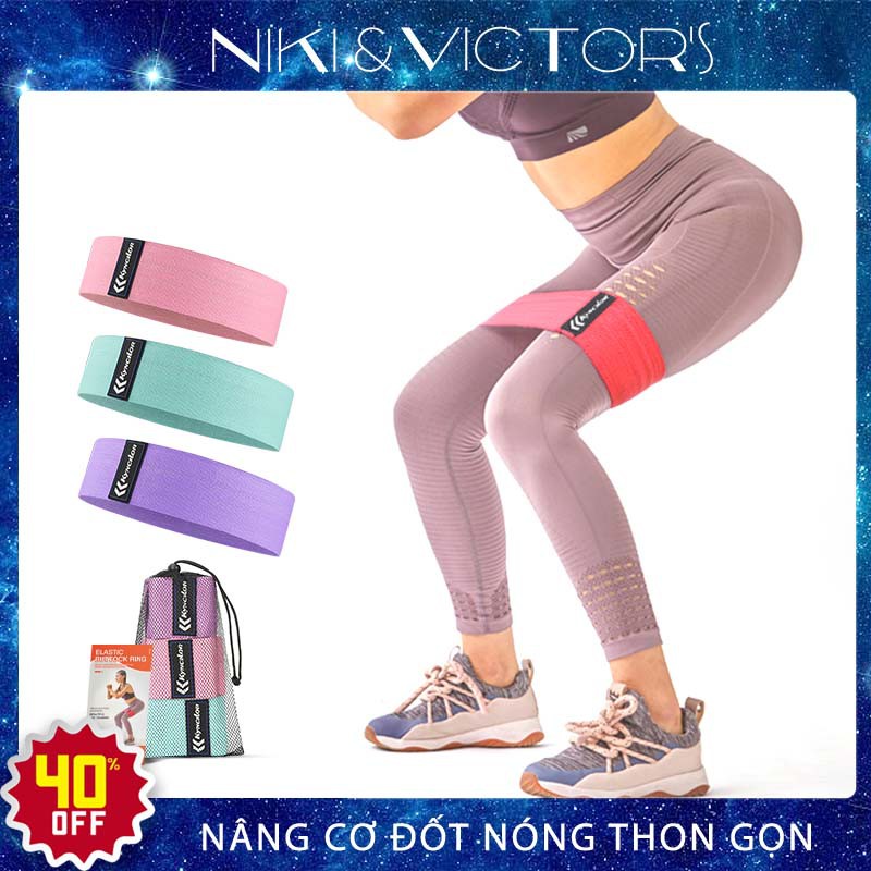 Dây Kháng Lực Tập Mông Tập Gym Yoga Cotton Đàn Hồi Hỗ Trợ Căng Cơ Chống Trượt