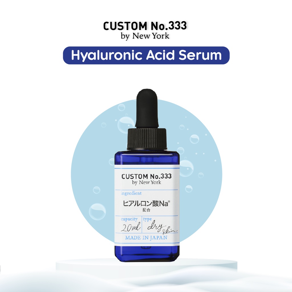 Tinh chất Hyaluronic Acid Cấp Ẩm Giúp Da Săn Chắc Custom No.333 by NY Hyaluronic acid Serum 20 mL