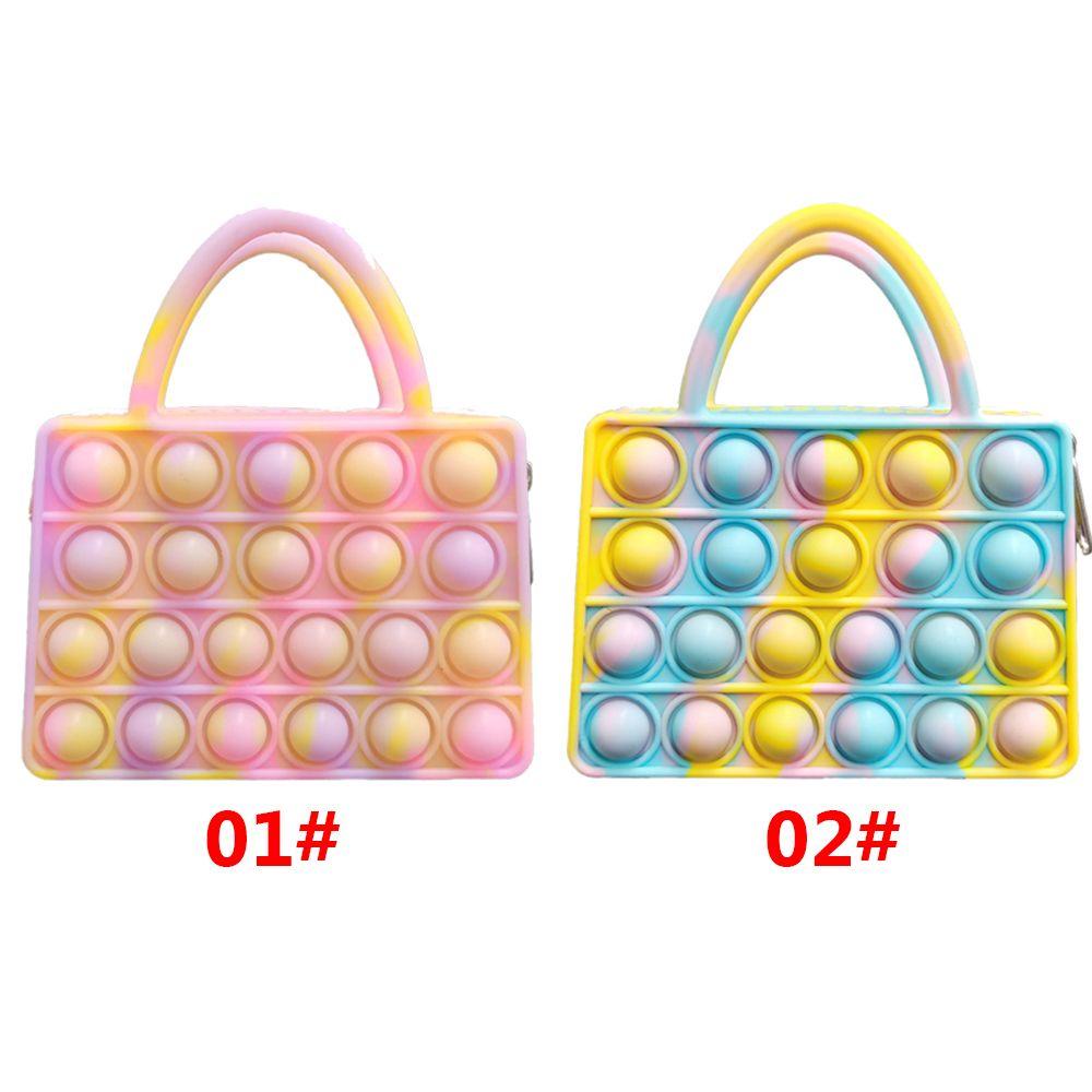 Miquel Ví Silicon Mini Đựng Tiền Xu Popite Pioneer Nút Nhấn Bong Bóng Túi Xách Cảm Biến Popper Đồ Chơi Cho Người Lớn