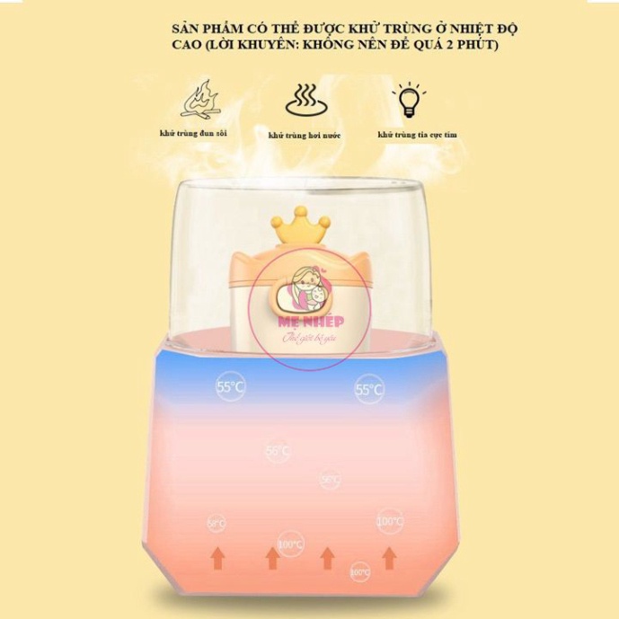 Hộp Đựng Sữa Bột, Đồ Khô Hình Vương Miện Cho Bé Hàng Cao Cấp Baby Crown - Hộp Đựng Sữa Cho Bé An Toàn, Tiện Lợi