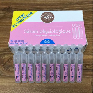 Muối hồng sinh lý Physiodose hộp 40 tép