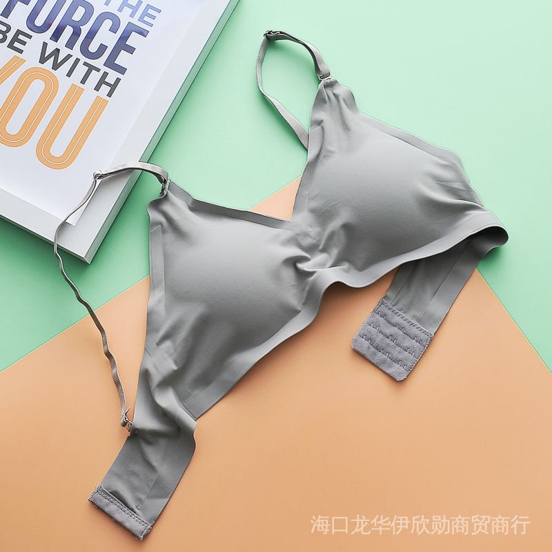 Áo Lót Lụa Lạnh Không Gọng Không Đường May Ôm Dáng Không Đường May Lưng Đẹp Mắt Không Đường May Dáng Ngắn Vừa Vặn Dành Cho Bạn Nữ Mặc Ngoài Áo Lót Thể Thao