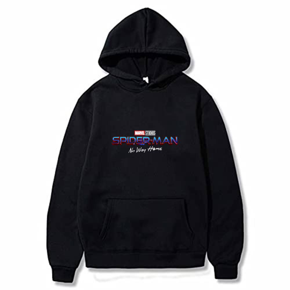 Áo hoodie in logo Spider-Man No Way Home phim Marvel 2021 thời trang đường phố cho nam và nữ