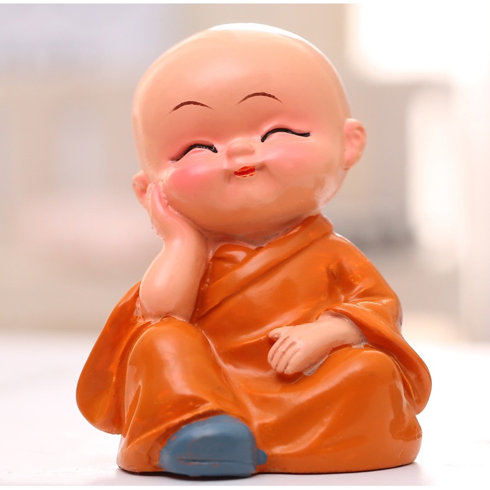 Bộ 4 Tượng Phật Bốn Mon @ Ge Dễ Thương Trang Trí Bàn Làm Việc Xe Hơi
